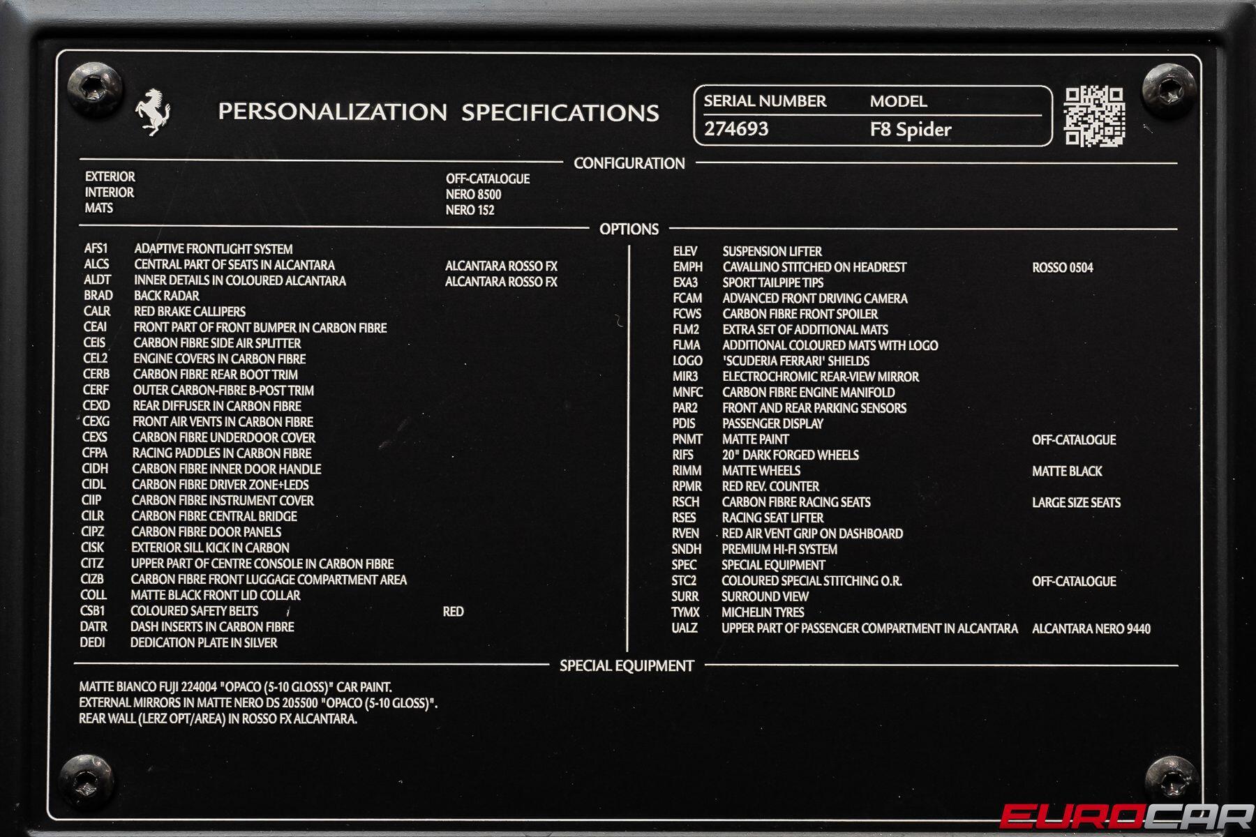 2022 Ferrari F8 Spider *NOVITEC N-LARGO BUILD * FRONT LIFT*Image 15