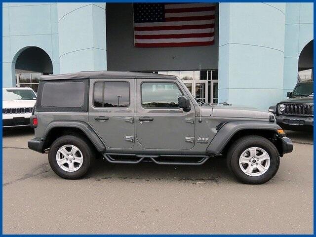 Certified 2021 Jeep Wrangler Unlimited Sport S with VIN 1C4HJXDG1MW532067 for sale in New Britain, CT