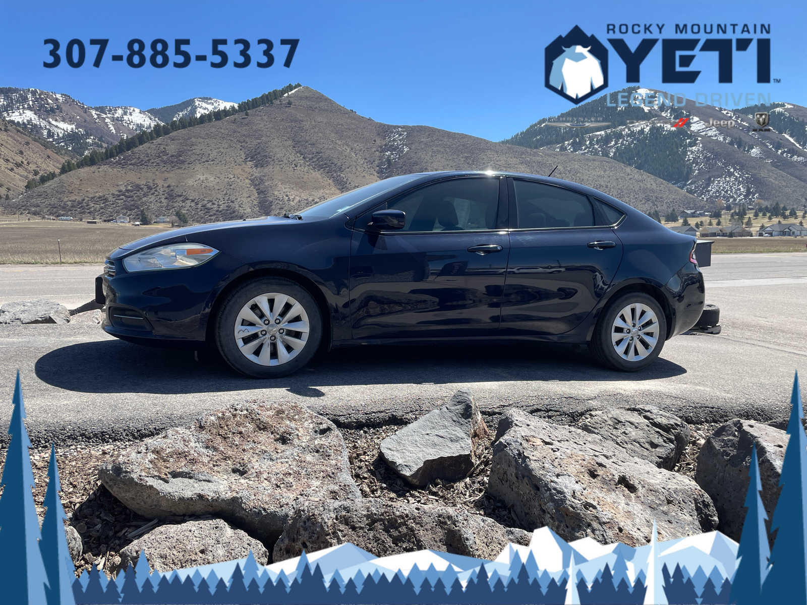 Used 2016 Dodge Dart Aero with VIN 1C3CDFDH3GD541135 for sale in Afton, WY