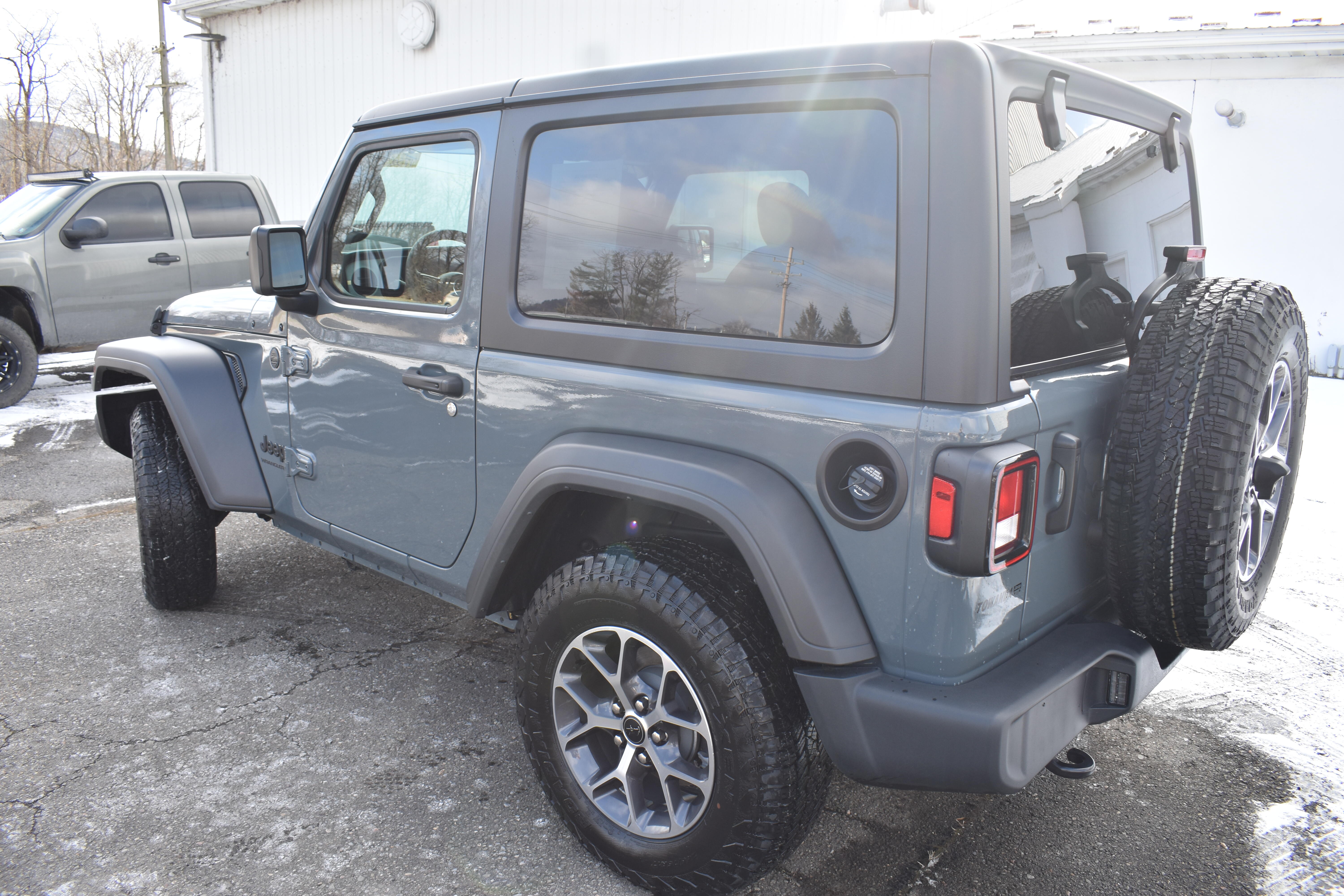 Used 2024 Jeep Wrangler 2-Door Sport S with VIN 1C4PJXAN1RW113786 for sale in Towanda, PA