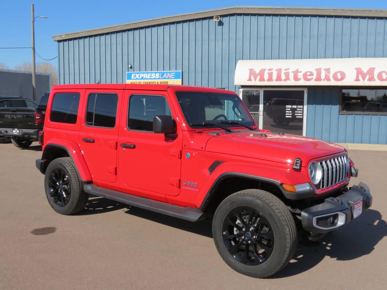 Used 2025 Jeep Wrangler 4xe Sahara 4XE with VIN 1C4RJXP61SW601960 for sale in Fairmont, Minnesota