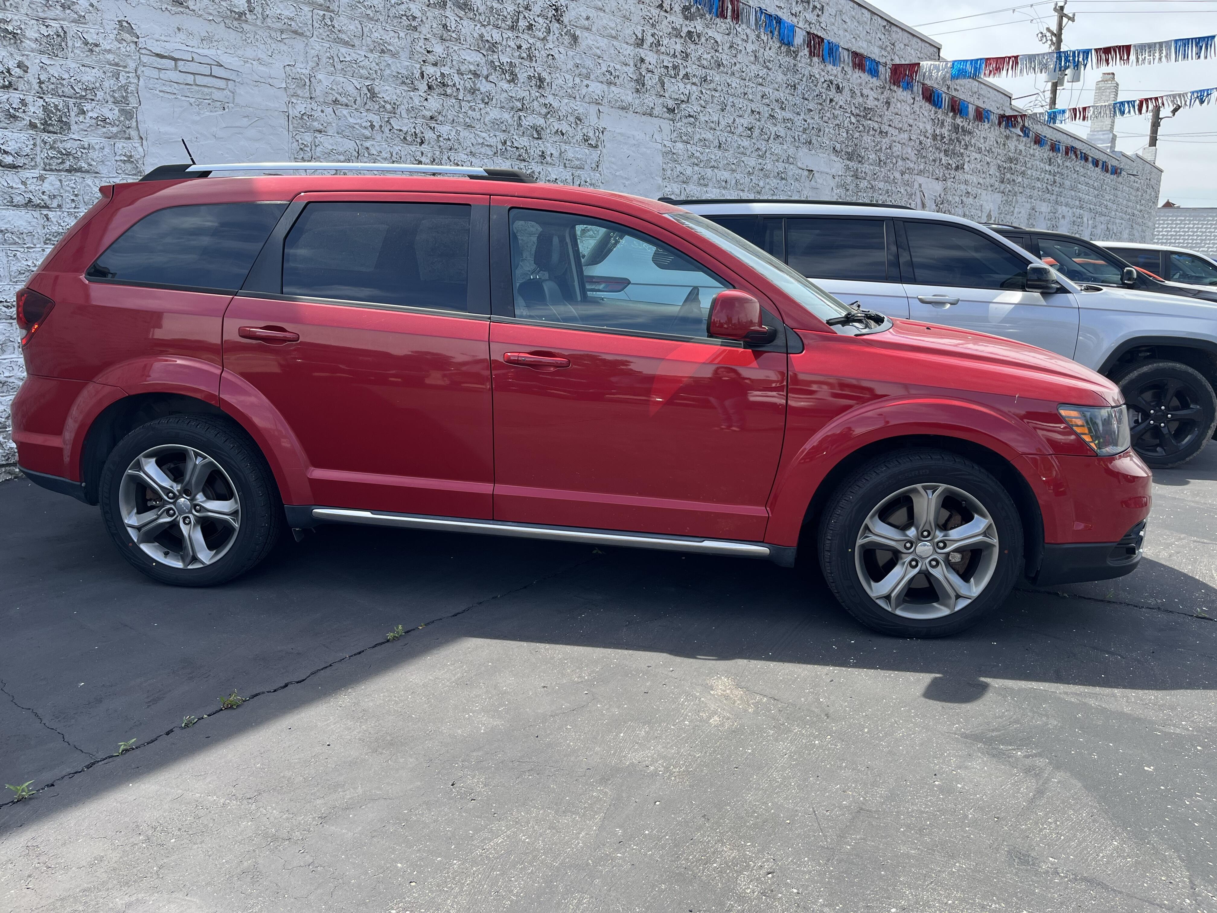 Used 2016 Dodge Journey CrossRoad Plus with VIN 3C4PDDGG7GT150732 for sale in Connersville, IN