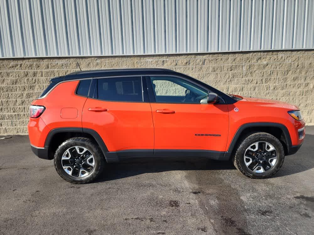 Used 2018 Jeep Compass Trailhawk with VIN 3C4NJDDB4JT168993 for sale in Wilmington, OH