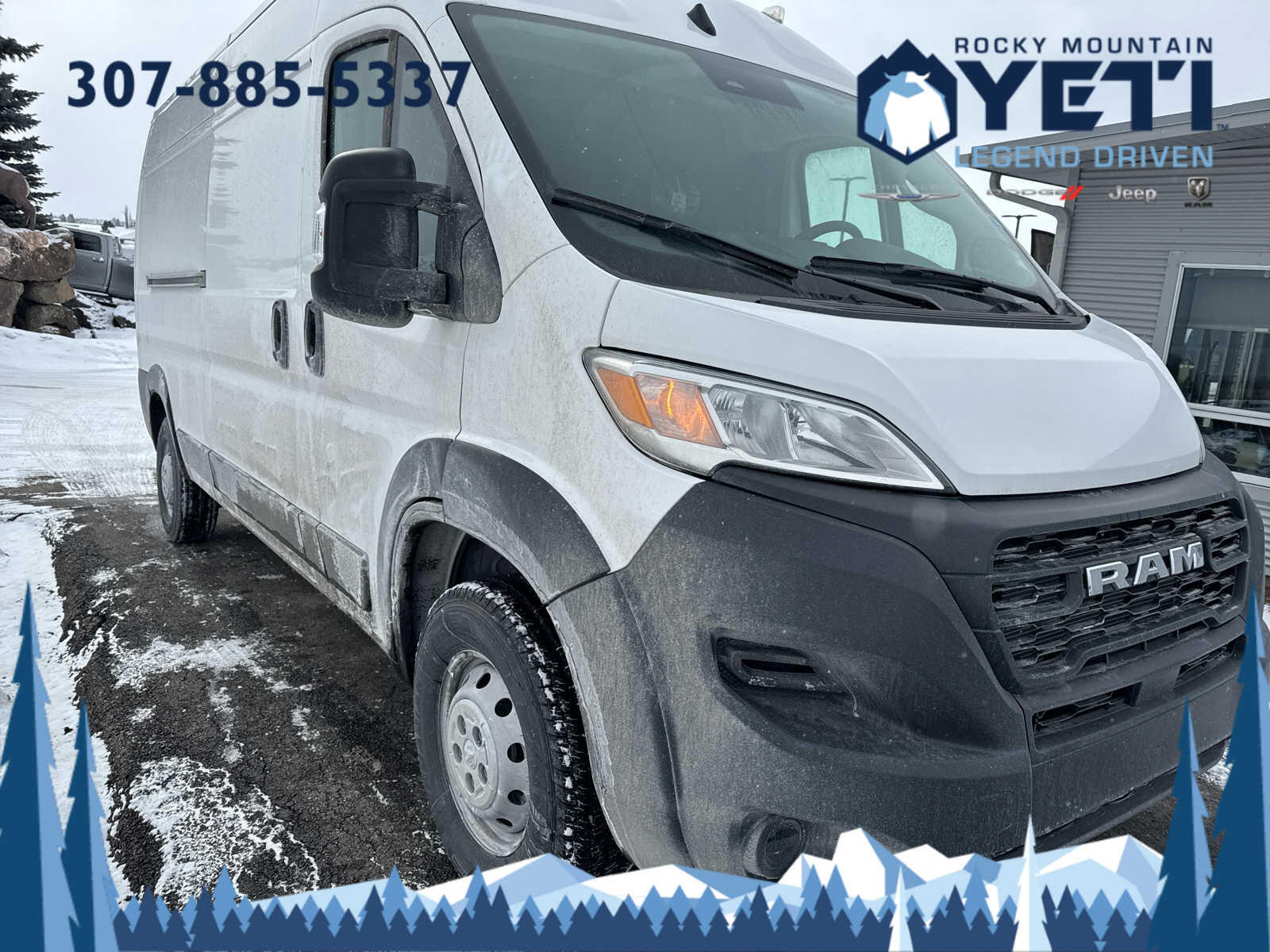 Used 2023 RAM ProMaster Cargo Van Base with VIN 3C6LRVDGXPE569616 for sale in Jackson, WY