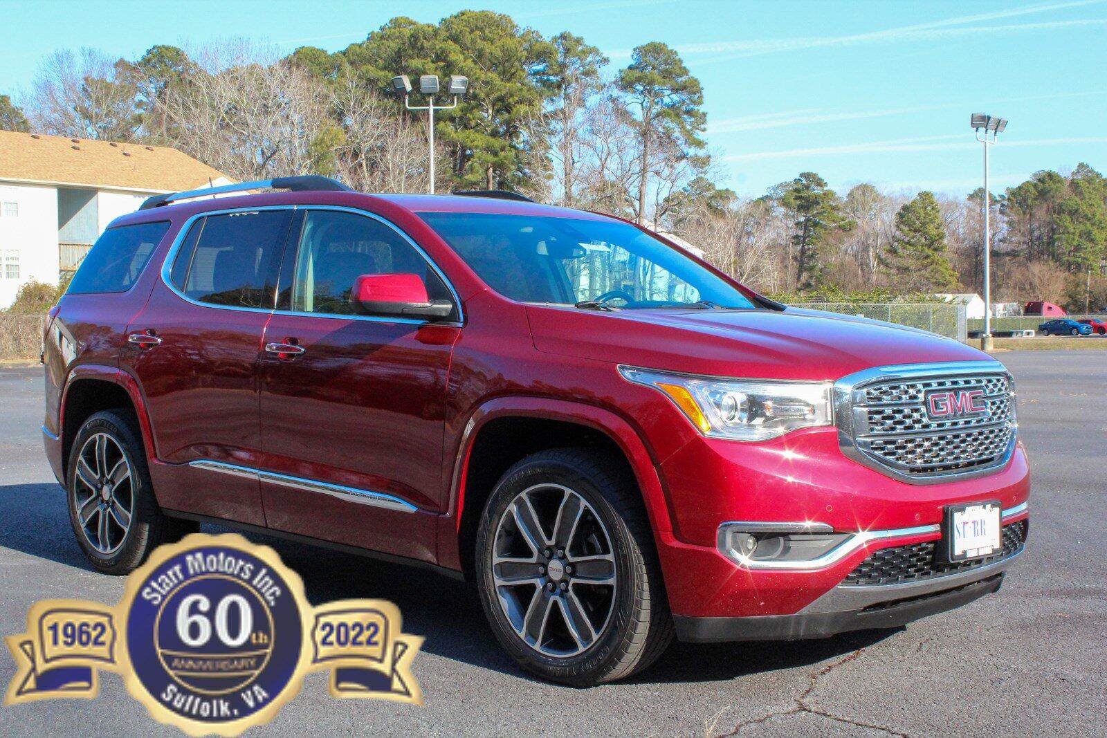 Used 2019 GMC Acadia Denali with VIN 1GKKNXLS0KZ178087 for sale in Suffolk, VA