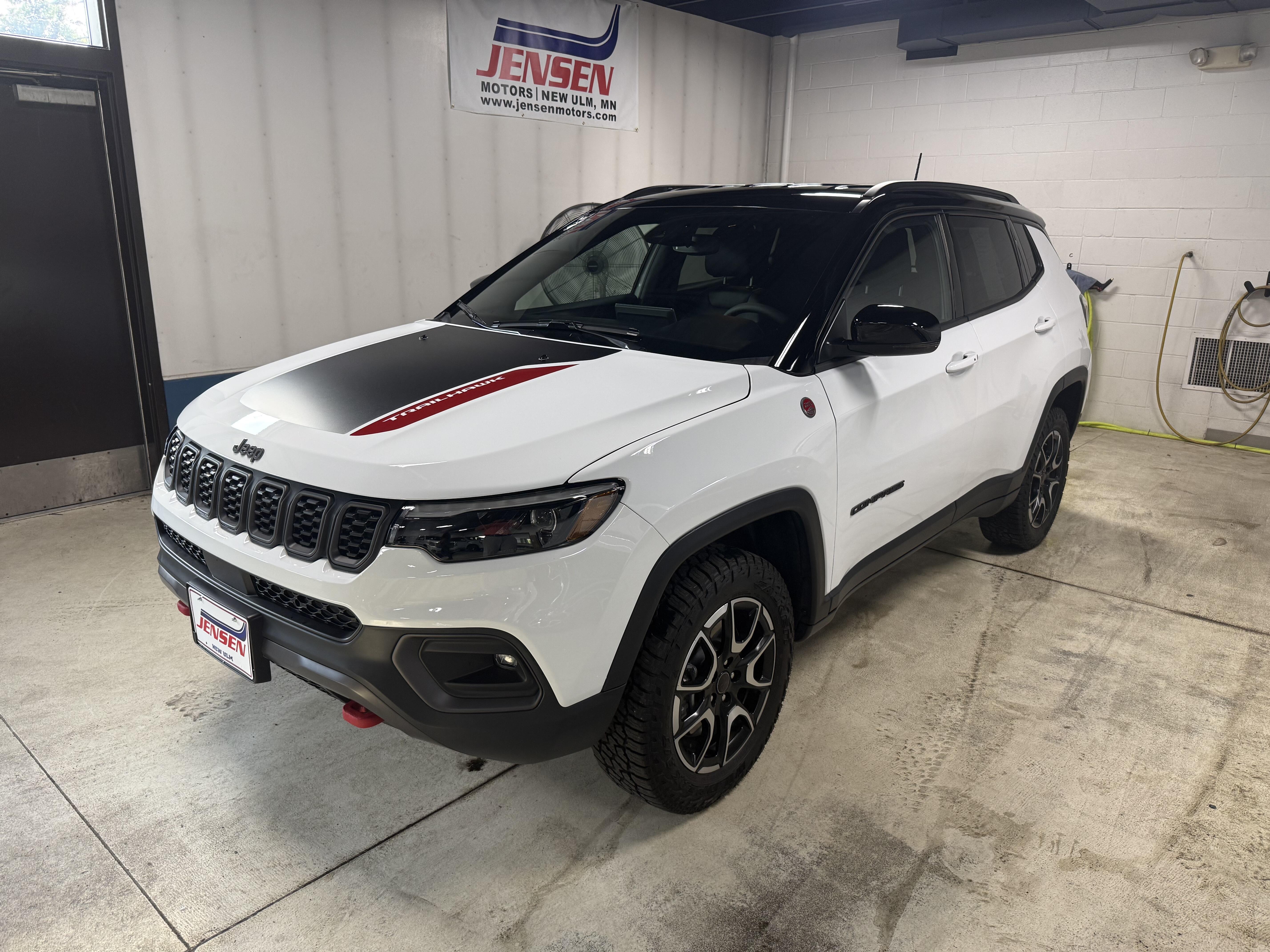Used 2025 Jeep Compass Trailhawk with VIN 3C4NJDDN6ST557744 for sale in New Ulm, Minnesota
