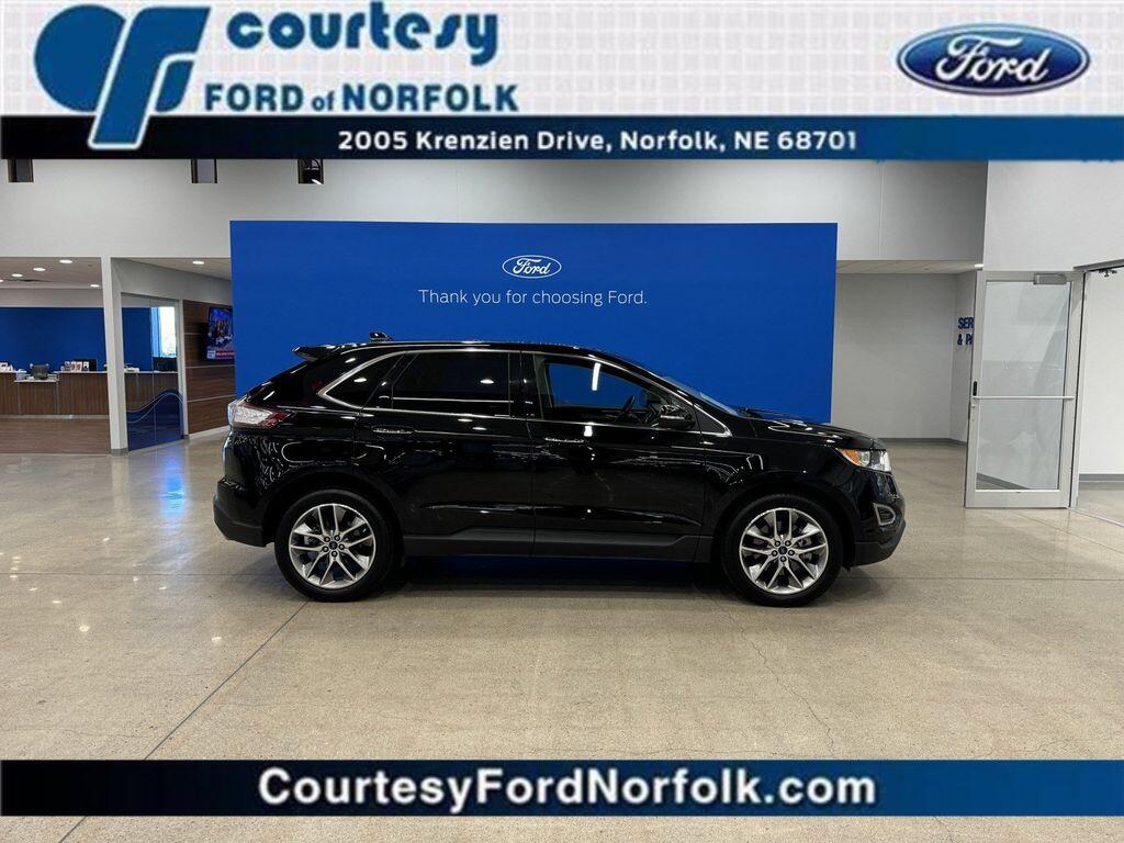 Used 2017 Ford Edge Titanium with VIN 2FMPK4K88HBB79753 for sale in Norfolk, NE