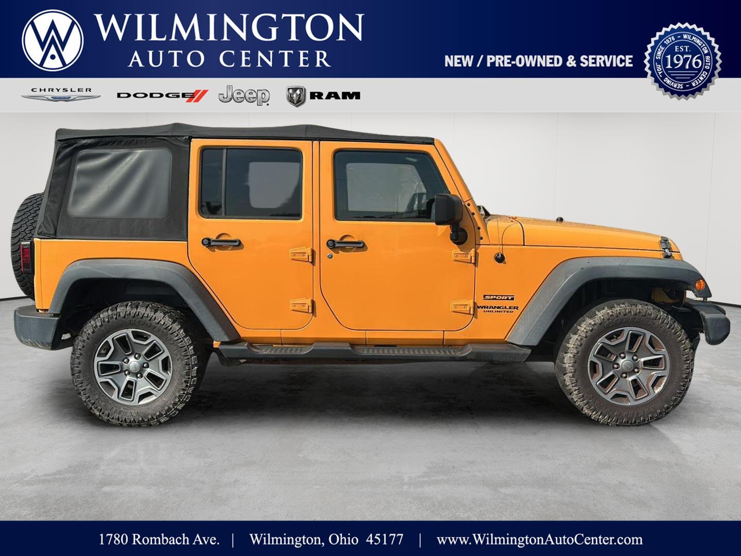 2012 Jeep Wrangler Unlimited Sport