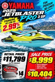 New 2025 Yamaha JETBLASTER PRO (3UP) 