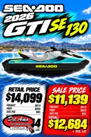 New 2026 Sea-Doo GTI SE 130 (SOUND SYSTEM) 