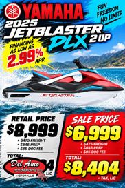 New 2025 Yamaha JETBLASTER DLX (2UP) 
