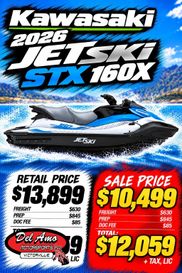 New 2026 Kawasaki JET SKI STX 160X 