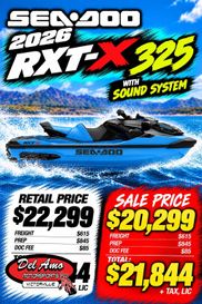 New 2026 Sea-Doo RXT-X 325 (SOUND SYSTEM) 