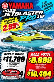 New 2025 Yamaha JETBLASTER PRO (3UP) 