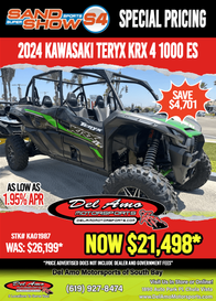 2024 Kawasaki TERYX KRX 4 1000 ES