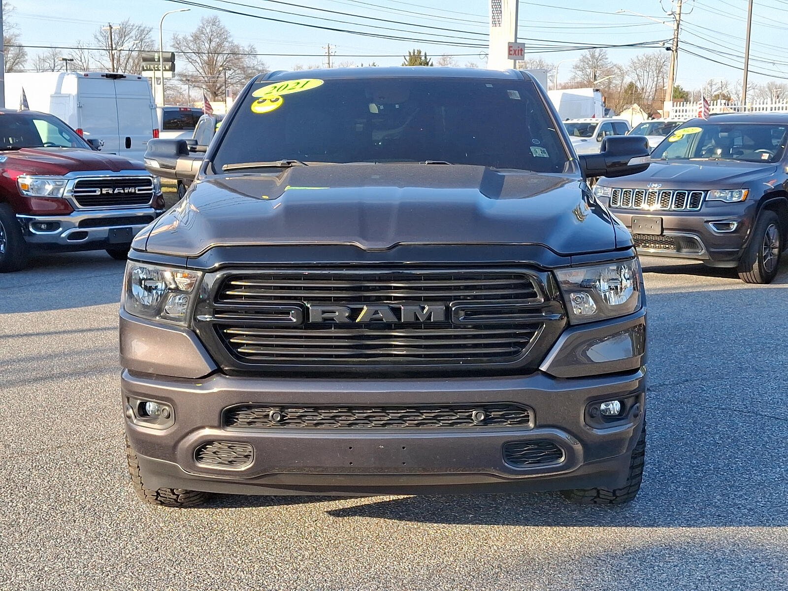 Used 2021 RAM Ram 1500 Pickup Big Horn/Lone Star with VIN 1C6SRFFT5MN727976 for sale in New Castle, DE