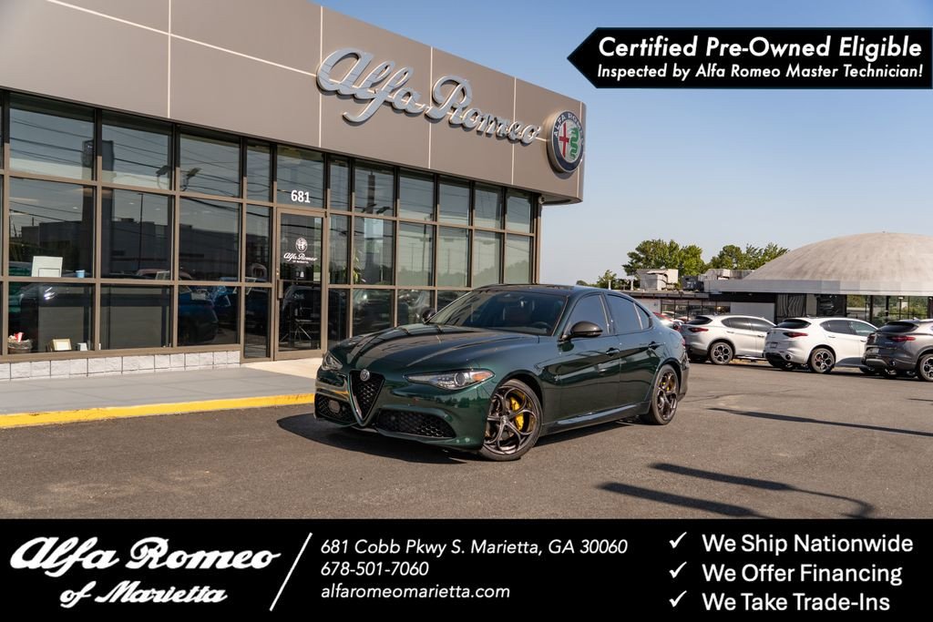 Used 2021 Alfa Romeo Giulia Ti Sport with VIN ZARFAMBNXM7648925 for sale in Marietta, GA