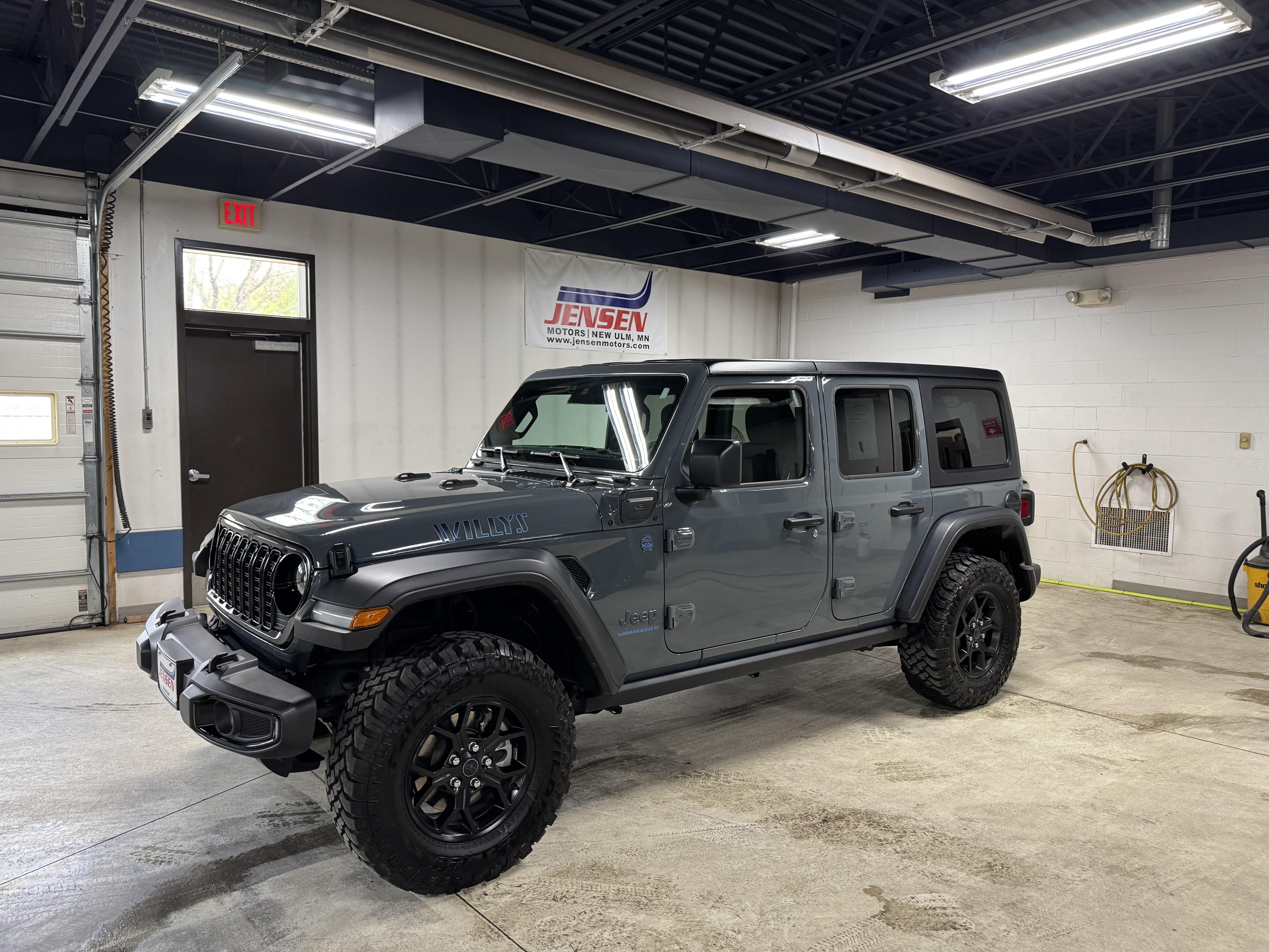 Used 2025 Jeep Wrangler 4xe Willys 4XE with VIN 1C4RJXN65SW580114 for sale in New Ulm, Minnesota