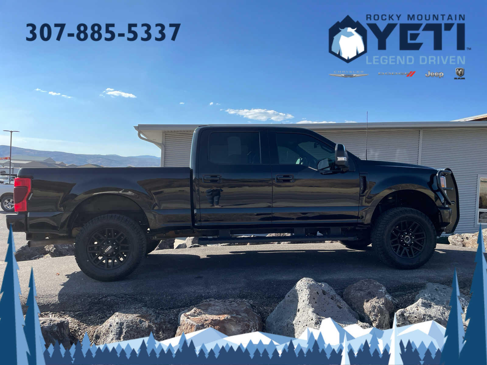 Used 2022 Ford F-250 Super Duty Lariat with VIN 1FT7W2BNXNEC78478 for sale in Jackson, WY