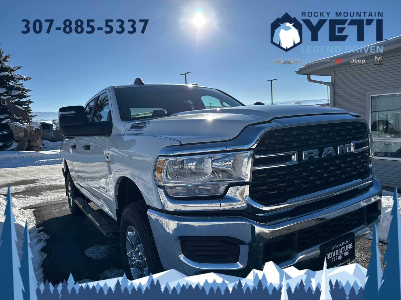 Used 2023 RAM Ram 2500 Pickup Big Horn with VIN 3C6UR5DL4PG532678 for sale in Jackson, WY