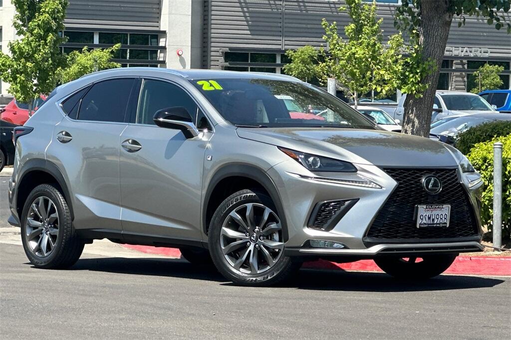 Used 2021 Lexus NX 300 F SPORT with VIN JTJSARBZ4M2201817 for sale in Clovis, CA