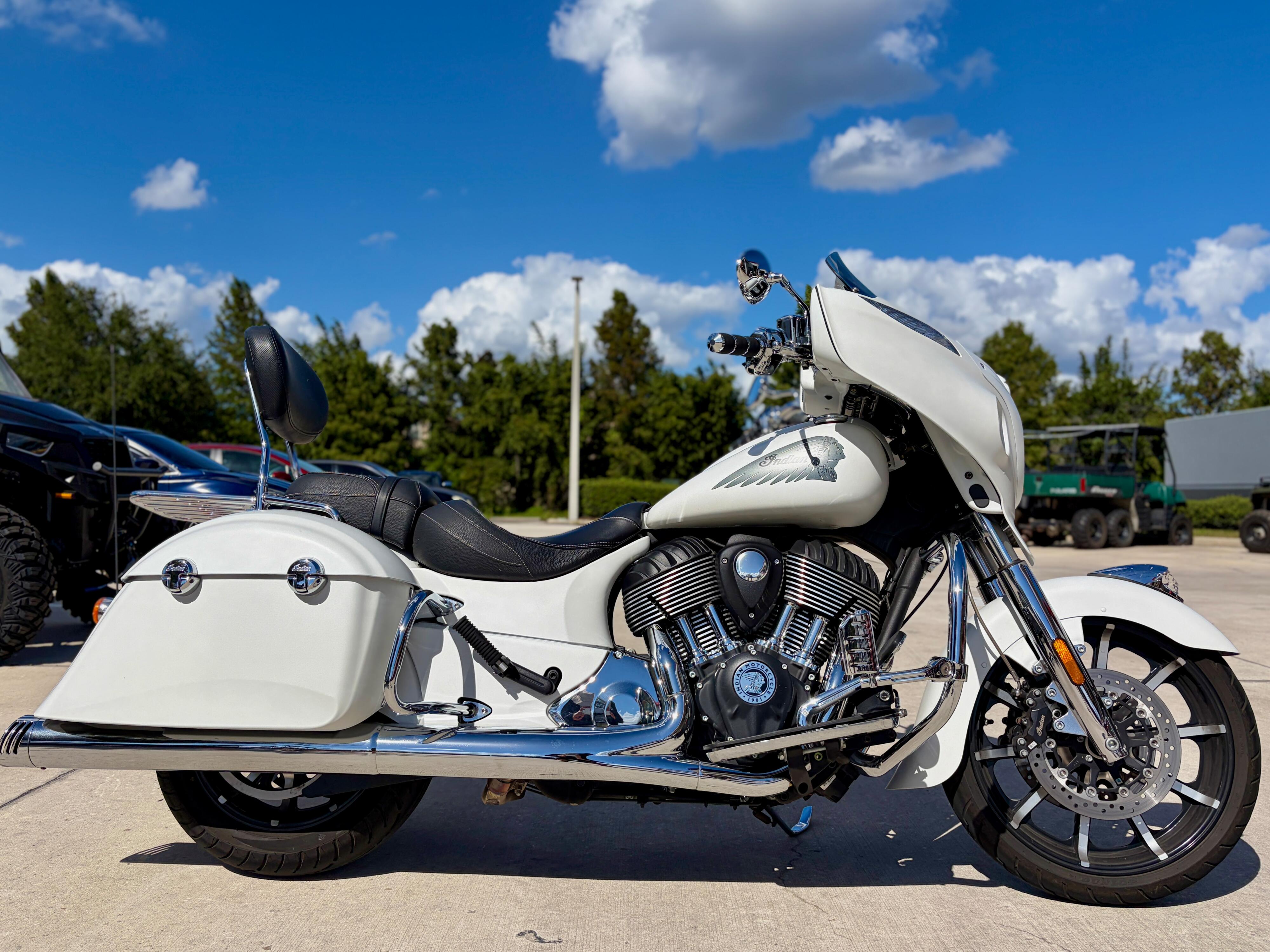 2018 Indian Motorcycle CHIEFTAIN LIMITED WHITE SMOKE 49ST