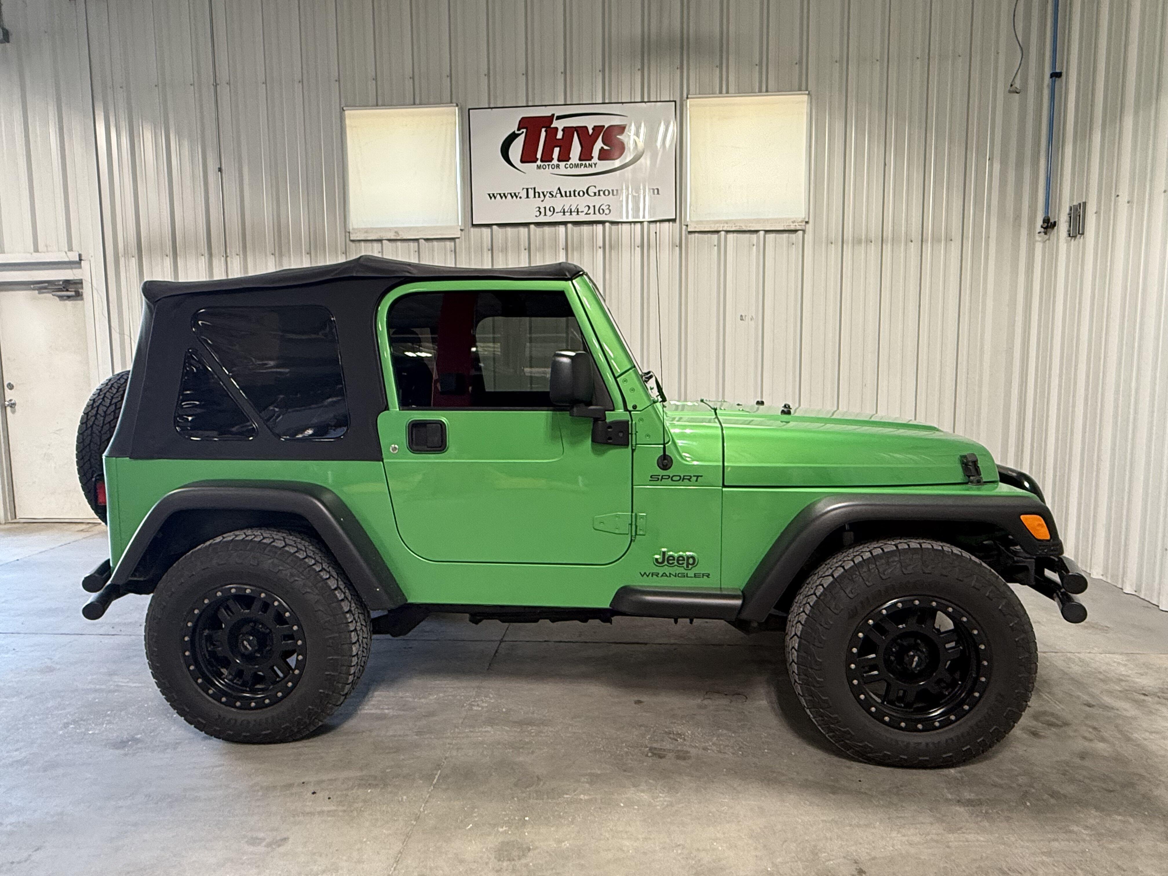 Used 2004 Jeep Wrangler SPORT with VIN 1J4FA49S04P770841 for sale in Blairstown, IA
