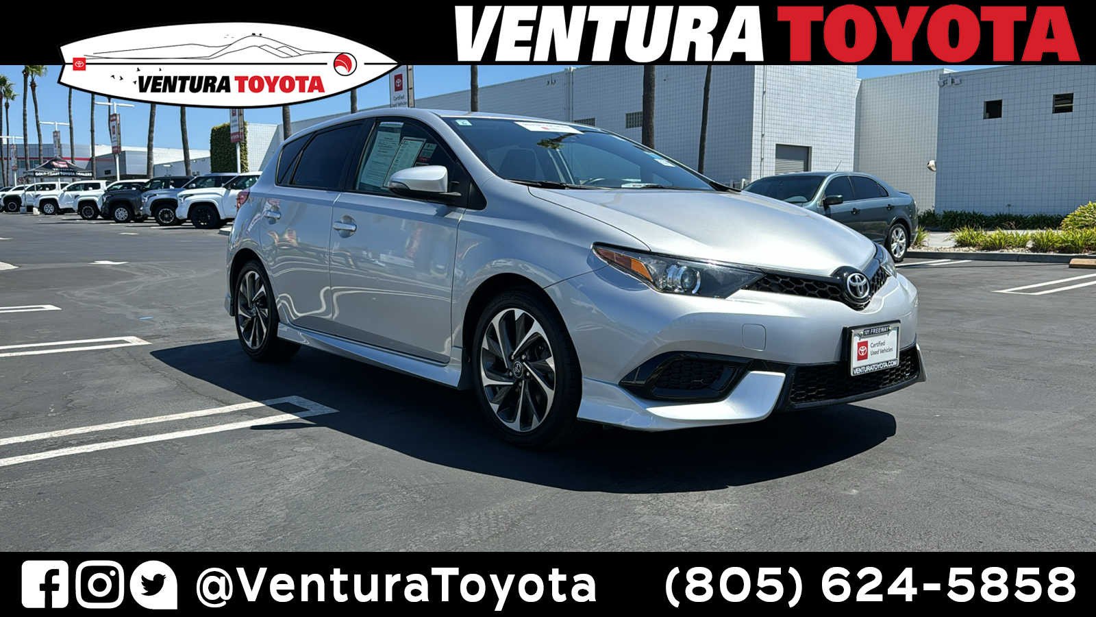 Used 2017 Toyota Corolla iM Base with VIN JTNKARJE3HJ552680 for sale in Ventura, CA