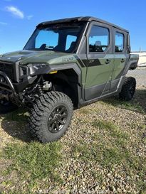 2024 Polaris XPEDITION XP 5 Northstar in a ARMY GREEN exterior color. Genuine RV & Powersports (936) 569-2523 