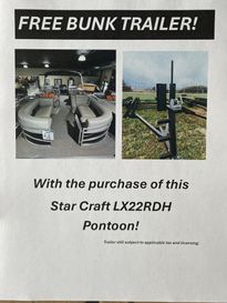 New 2025 STARCRAFT LX22RDH TRITOON 