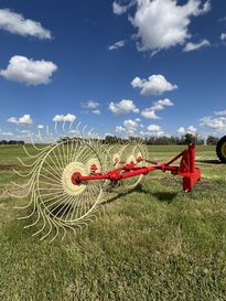 New 2026 Enorossi RP5 Hay Rake 11'2 Wheel with 55 Diameter Wheels