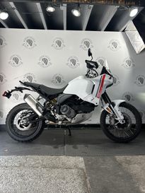 2024 Ducati Desertx  in a STAR WHITE exterior color. BMW Motorcycles of New Orleans 504-595-6776 motojulia.com 