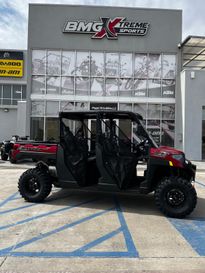 New 2025 Polaris RANGER CREW XP 1000 PREMIUM  SUNSET RED 