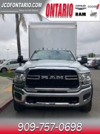 2024 RAM 5500 Chassis Cab Tradesman in a Bright White Clear Coat exterior color and Diesel Gray/Blackinterior. Ontario Auto Center ontarioautocenter.com 