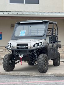 2024 Kawasaki MULE PROFXT 1000 LE RANCH EDITION METALLIC TITANIUM