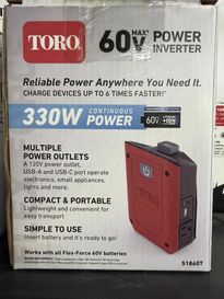 2022 Toro INVERTER, 60V, 330W (BARE TOOL)  Up North Power & Sports 218-237-5670 upnorthpowermn.com 