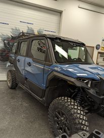 2024 Polaris XPEDITION ADV 5 Northstar in a Blue exterior color. Mettler Implement mettlerimplement.com 