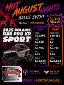 New 2025 Polaris RZR PRO XP SPORT 