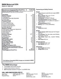 New 2025 BMW R1300 GS 