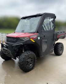 Used 2021 Polaris RANGER 1000 PREMIUM - MATTE SUNSET RED 