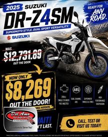 New 2025 Suzuki DR-Z4SM 