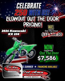 New 2026 Kawasaki KX 250 