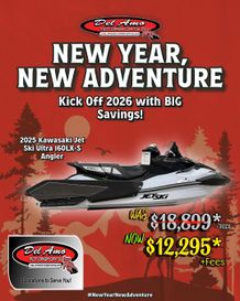 New 2025 Kawasaki JET SKI ULTRA 160LX-S ANGLER 