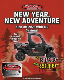 New 2024 Kawasaki RIDGE XR HVAC 