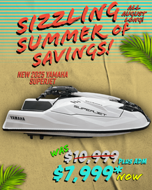 New 2025 Yamaha Superjet 