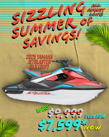 New 2025 Yamaha JETBLASTER DLX (3UP) 