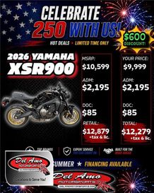 New 2026 Yamaha XSR900 