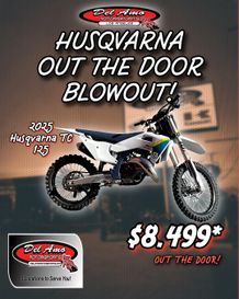 New 2025 Husqvarna TC 125 