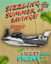 New 2025 Kawasaki JET SKI ULTRA 160LX-S ANGLER 
