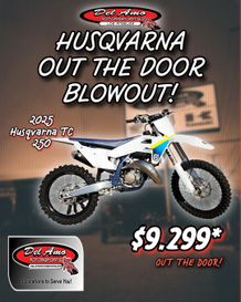 New 2025 Husqvarna TC 250 